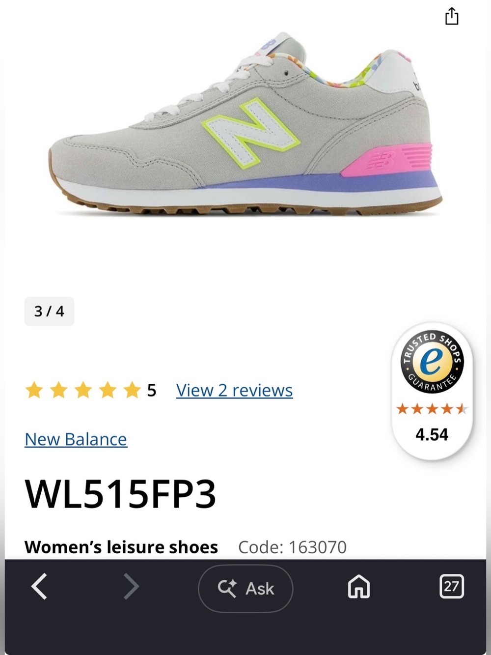 New Balance Women's 515 V3
